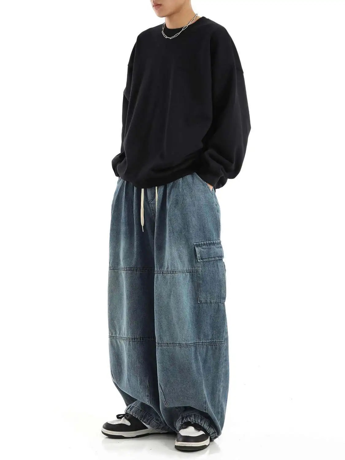 Kael Baggy Cargo Jeans