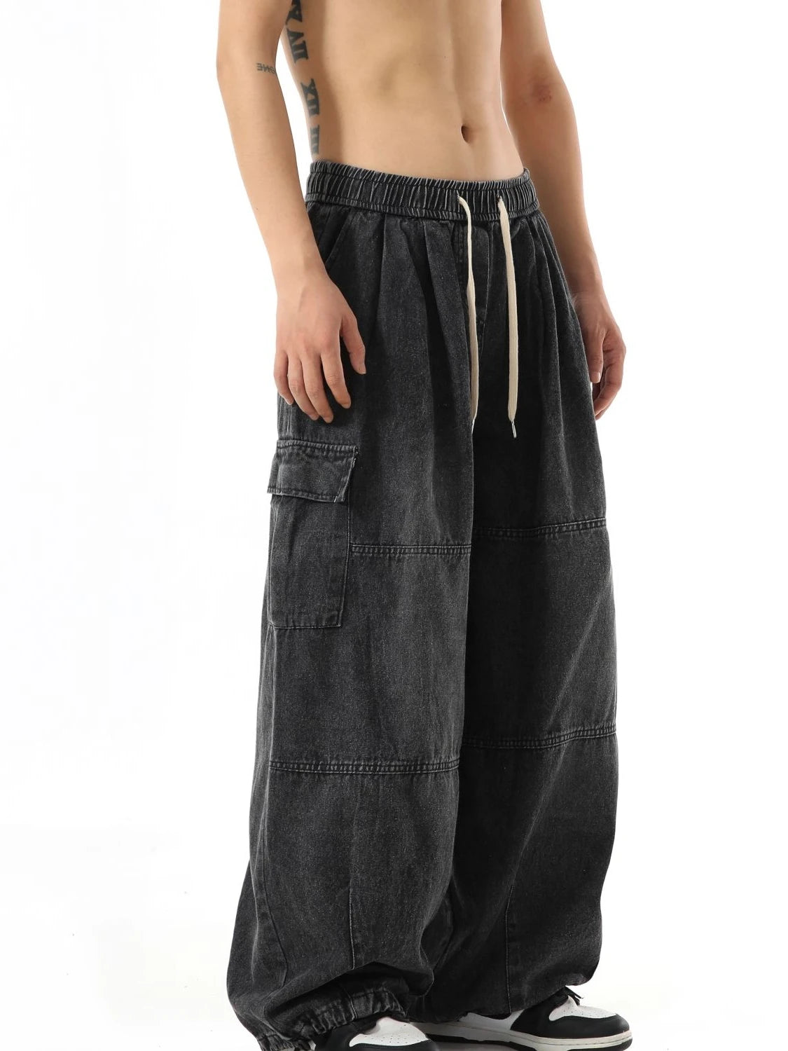 Kael Baggy Cargo Jeans
